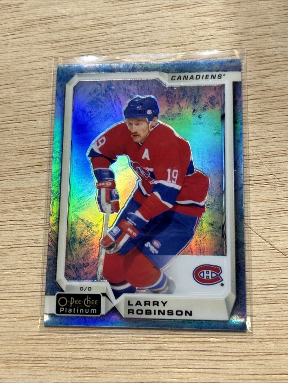 2018-19 O-Pee-Chee Platinum Arctic Freeze 62/79 Larry Robinson #148 HOF